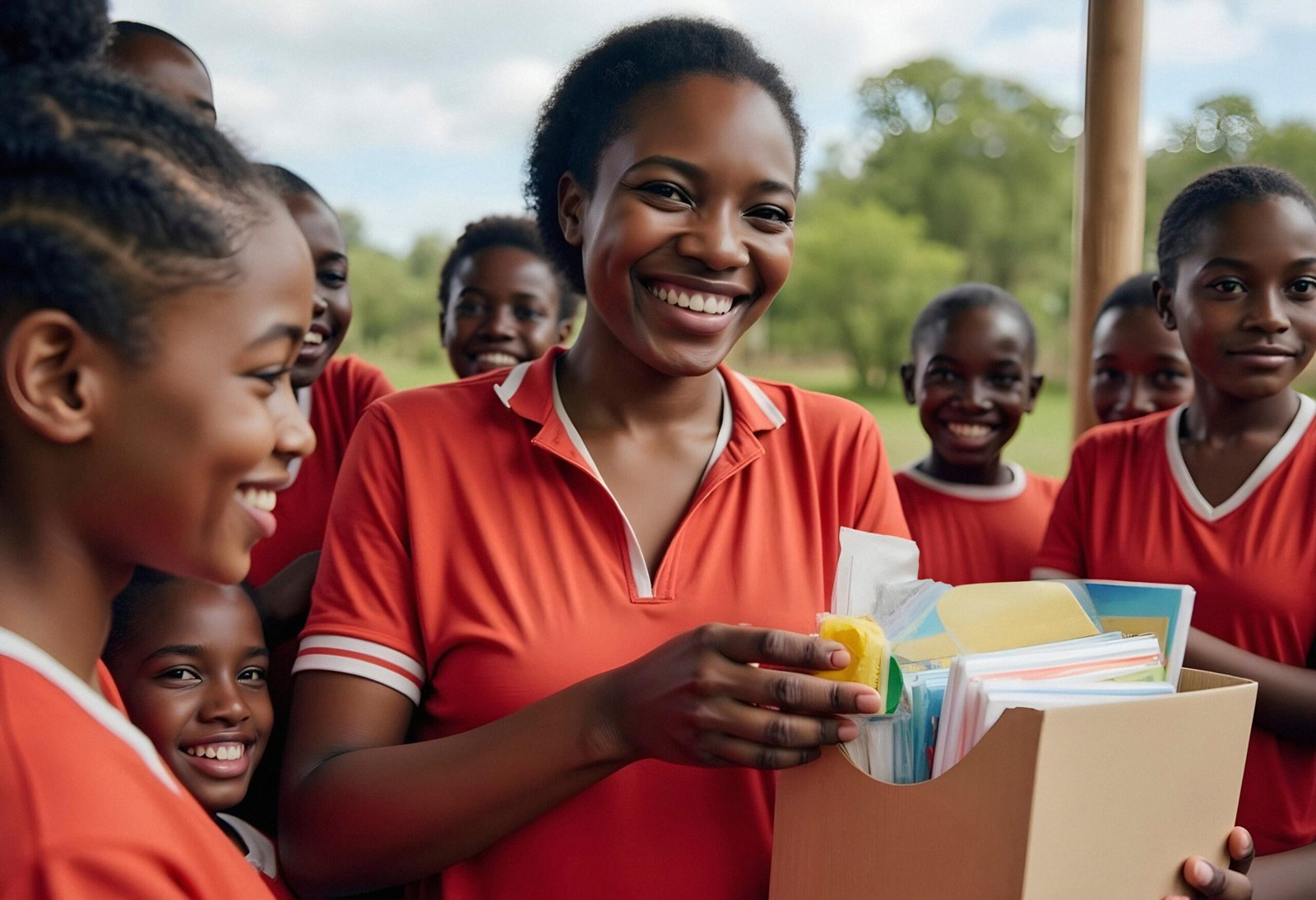 happy-students-receiving-donations